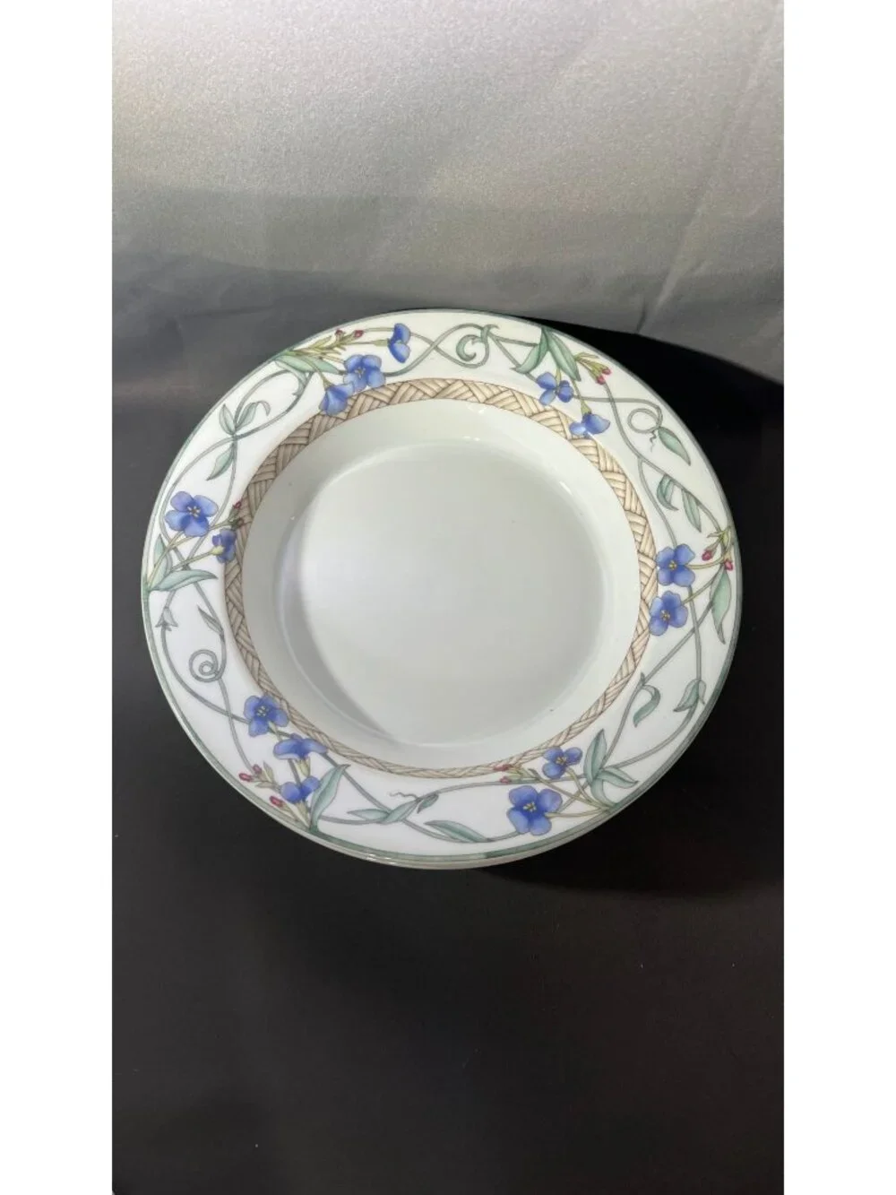 Dansk Umbrian Flowers Rimmed Soup/Pasta Bowl Set Of 4